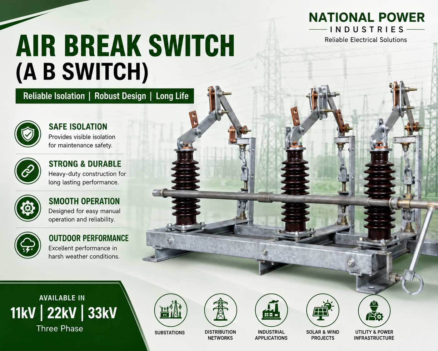 Air Break Switch (A B Switch) Air Break Switch (A B Switch) In Vadodara, Surat, Vapi, Valsad