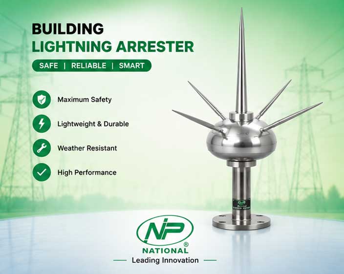 Building Lightning Arrester in Valsad