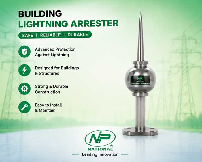 Building Lightning Arrester In Vapi