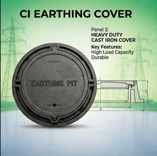Earthing Cover and CI Earthing Cover Supplier in Surat