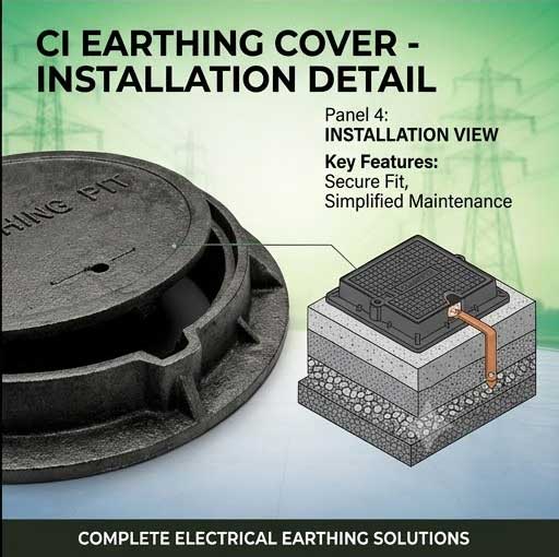 Earthing Cover and CI Earthing Cover Supplier in Valsad
