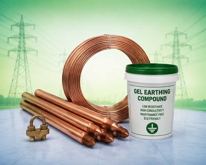 Gel Earthing and Chemical Earthing Supplier in Vapi