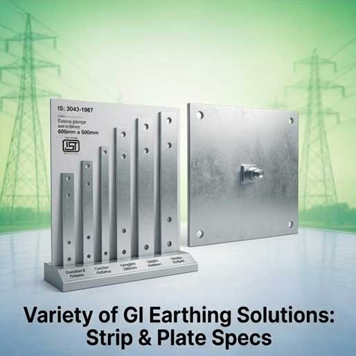 GI Earthing Strip and GI Earthing Plate Supplier in Vapi