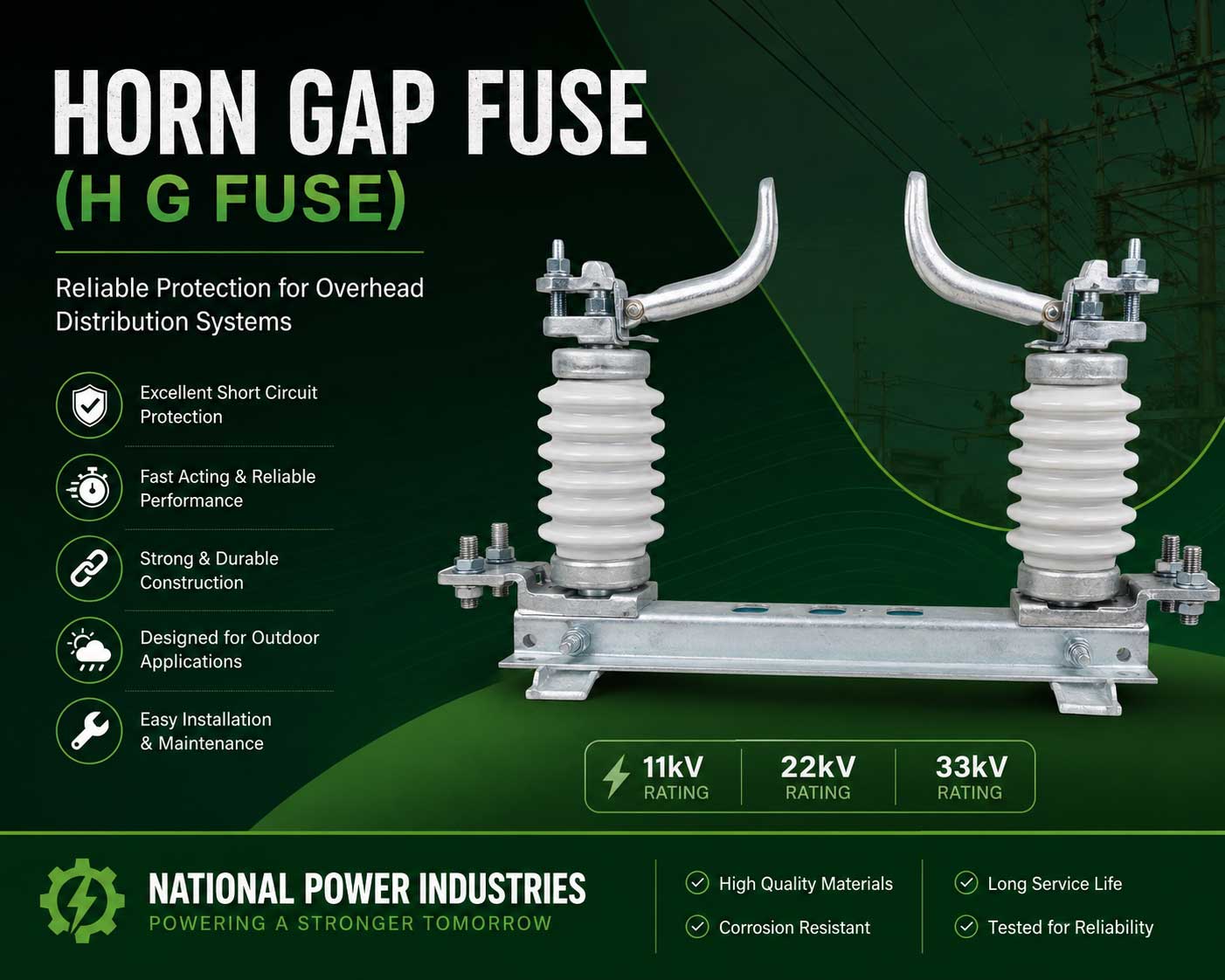 Horn Gap Fuse (H G Fuse) Horn Gap Fuse (H G Fuse) in Vadodara, Surat, Vapi, Valsad