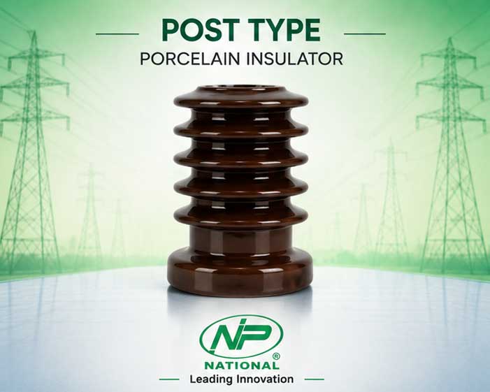 Post Type Porcelain Insulator In Vapi