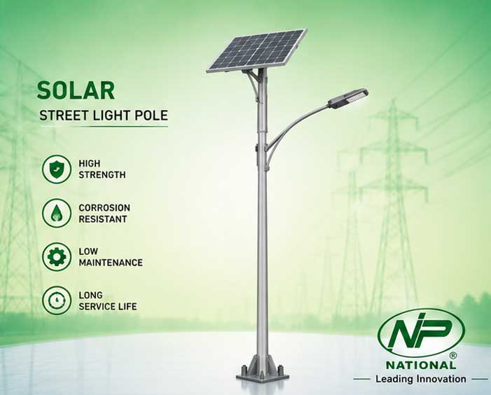 Solar Street Light Pole in Valsad